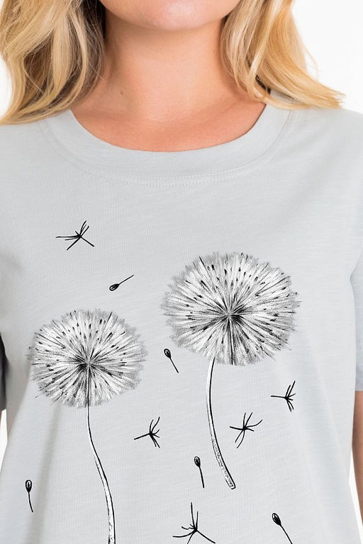 Футболка М325229Па серый - Елена фото 2