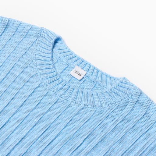 Джемпер женский вязаный MINAKU: Knitwear collection, голубой, размер 54-56