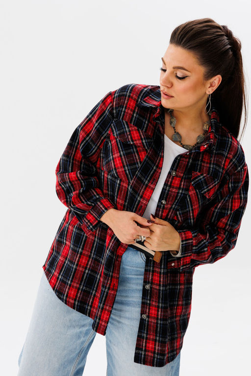 Рубашка ANELLI 1452 гранатовый  фото 7