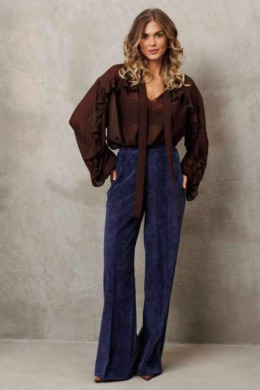 Костюм Gizart 5410 шоколадный, синий