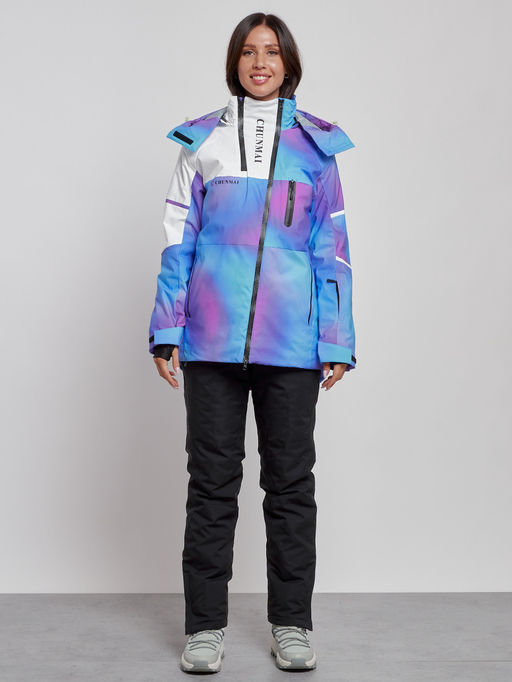 Горнолыжный костюм женский зимний фиолетового цвета 02321F - Mtforce фото 4