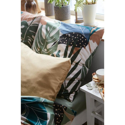 Постельное белье Этель 1.5 сп Colored tropics (вид 2) 143*215 см,150*214 см, 70*70 см 2 шт  фото 10