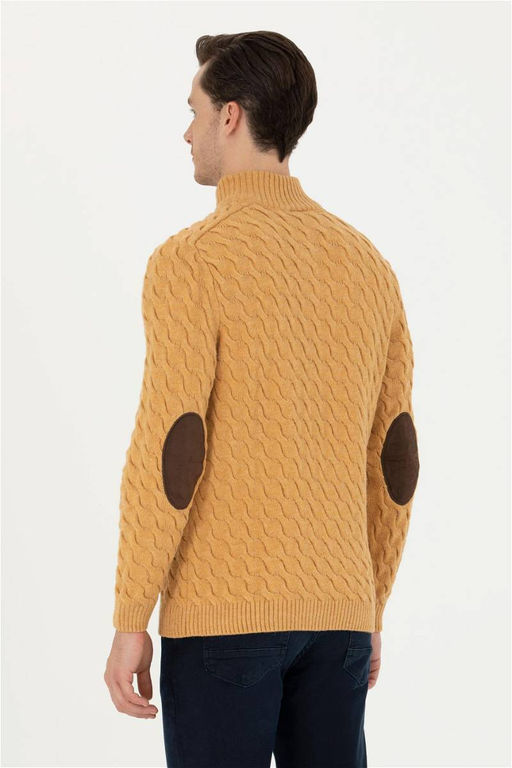 Мужской свитер песочного меланжа Неожиданная скидка в корзине - U.s. polo assn фото 5