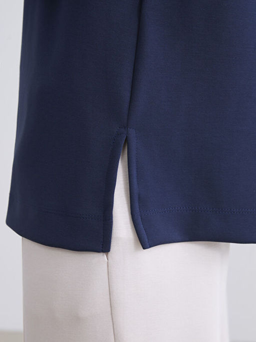 Oversize Modal Kar???ml? Kad?n Sweatshirt