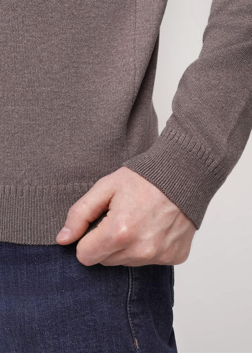 CLE Джемпер муж. 654357ха меланж бежевый - Clever wear фото 5