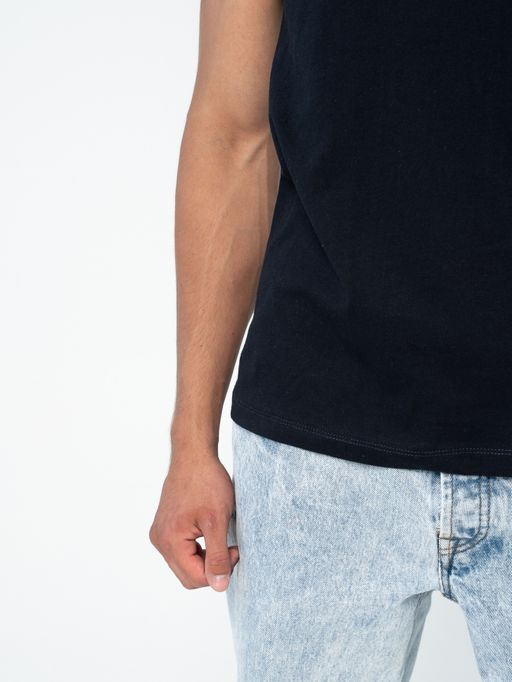 Футболка хлопок 100%,темно-синяя - Binita фото 10