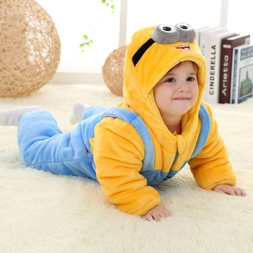 Плюшевый комбинезон Миньон (теплый)