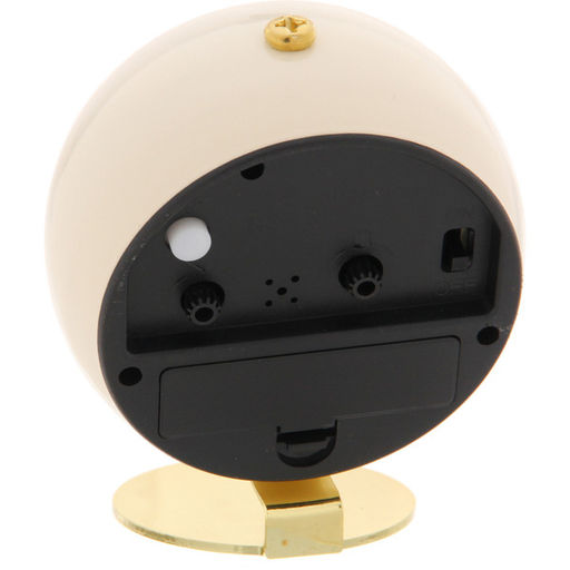 Будильник "ALICE" 8,5*5см сливочный