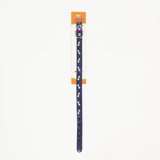 Ошейник со светоотражающим покрытием Косточки, 26-33 х 1,5 см, микс цветов - Пижон фото 8