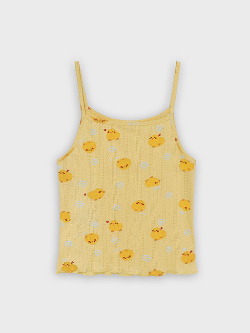 Комплект домашний для девочек желтый с принтом уточек - Mark formelle фото 7