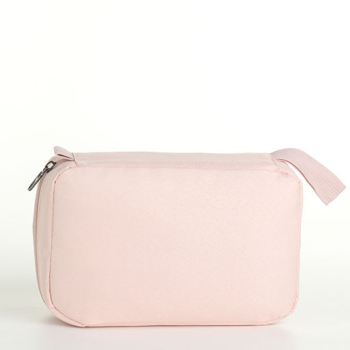 Косметичка-несессер дорожная на молнии, с карманом, крючком, ручкой, розовая - Simaland фото 4