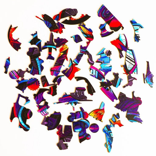 Пазлы фигурные Огненная гонка - Puzzle фото 13