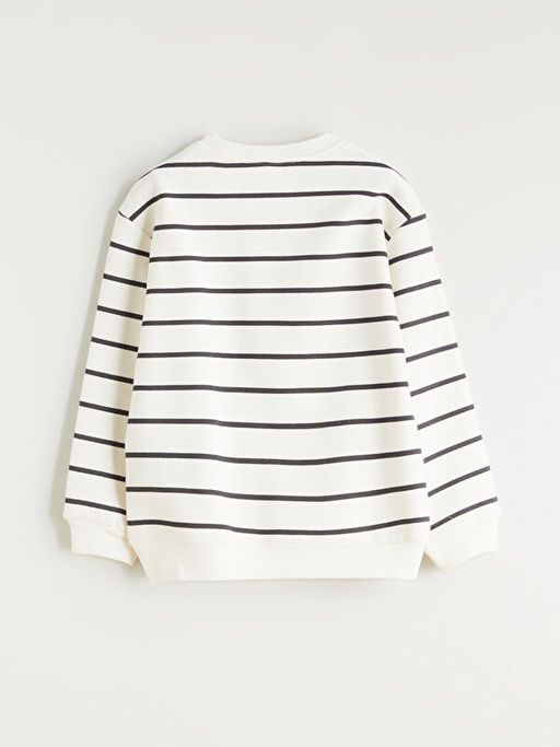 Bisiklet Yaka Erkek Bebek Sweatshirt