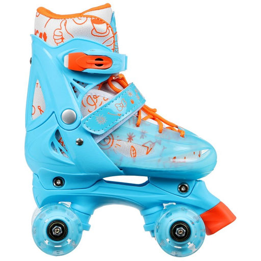 Роликовые кроссовки раздвижные, р. 27-30, колёса световые PU - Simaland фото 2