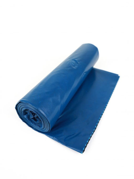 Avikomp пакеты для мусора, 160л* 5шт, хозяйственные, двухслойные, Уникальные тоехнологии, в Рулоне (синие) 45мкм