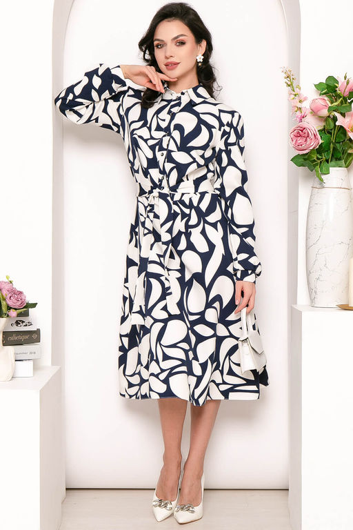 Платье Невозможно устоять (блю энд вайт) П5146 - Lt collection фото 9