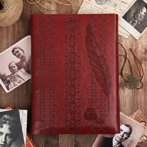 Родословная книга «Наш род», 56 листов, бордо, 35×23.5 см
