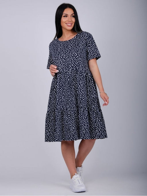 Платье Касадея, трикотаж - Малина фото 20