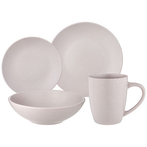 НАБОР ПОСУДЫ ОБЕДЕННОЙ BRONCO MOMENTS НА 4 ПЕР. 16 ПР. КРЕМОВЫЙ