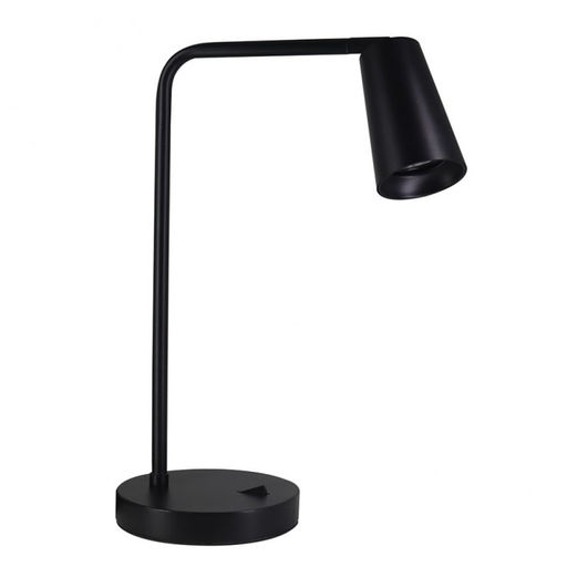 Светильник настольный под лампу E27, max 35W, 230V , черный, DE185