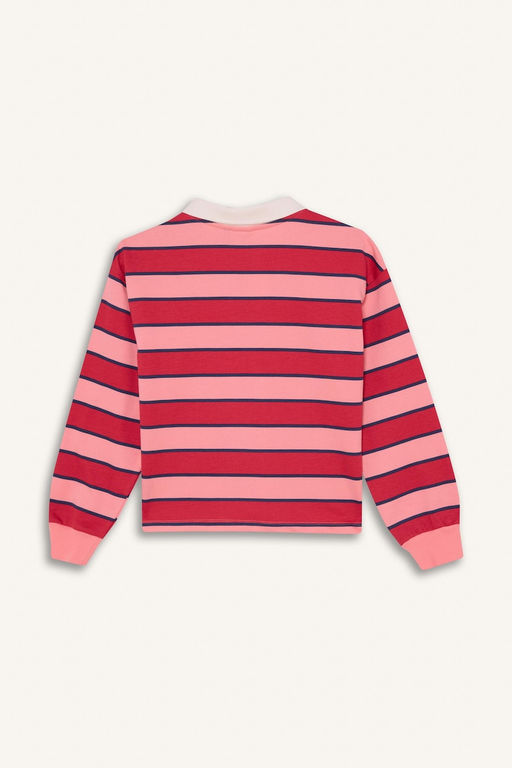 %100 Pamuk Hello Kitty Sweatshirt K_z _ocuk - Defacto фото 8