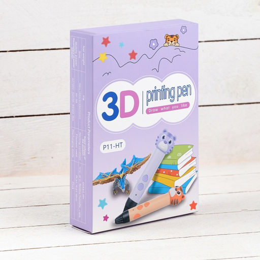 3D ручка Тигрёнок, работа с пластиком PLA, USB кабель питания, оранжевая - Simaland фото 8