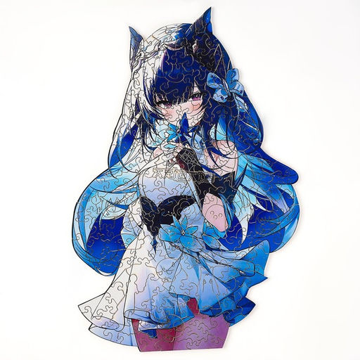 Пазлы фигурные Аниме девушка, 155 деталей - Puzzle фото 2