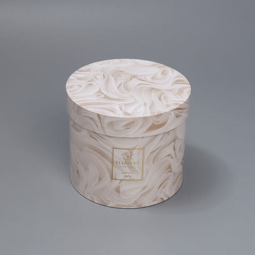 Набор шляпных коробок для цветов 4 в 1 Текстурный, 14 13 см - 20 17,5 см - Дарите счастье фото 8