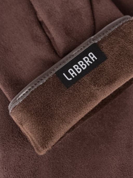 Перчатки жен флис LB-CP-137 brown