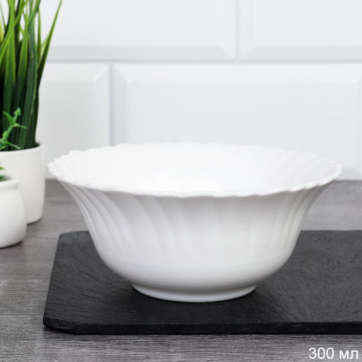 Салатник 300 мл 127 мм / FLHKW50 (WHITE) /уп 72/