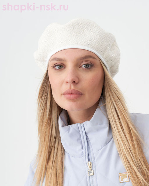 Диор 3 ткань Шанель пайетки Берет (56-58)