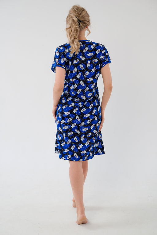 Халат женский из кулирки Надежда мишки