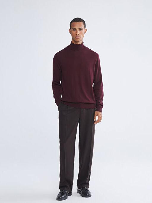 Bal?k?? Yaka Erkek Triko Kazak