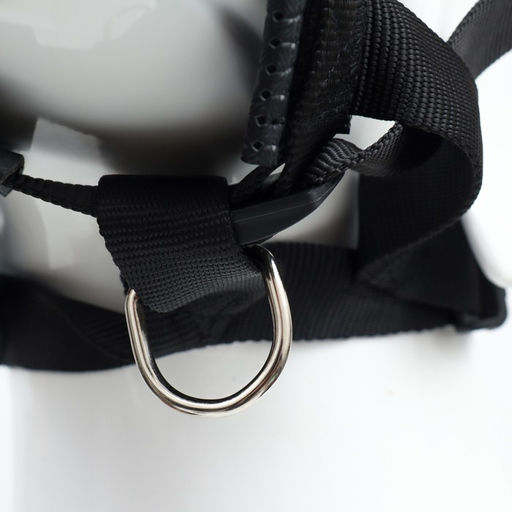 Недоуздок-намордник для собак с подкладом, размер L, ОМ 18-30 см, ОШ 16-24 см, черный - Пижон фото 6