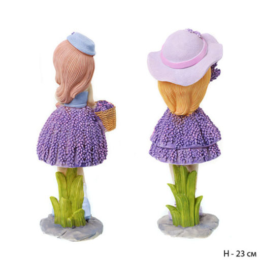 Фигурка Девушка Лаванда 23 см / 9633 /уп 48/микс - Галеонтрейд фото 2
