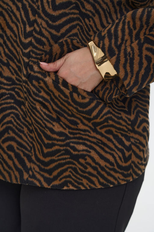 Пальто Флирт бежево-черный - Intikoma фото 6