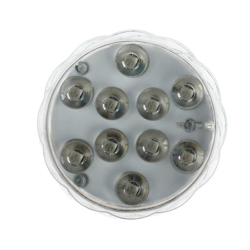 Светильник подводный с ПДУ, 10 LED, 3 Вт, IP68, RGB, от батареек 3*AAA (не в компл.) - Simaland фото 2