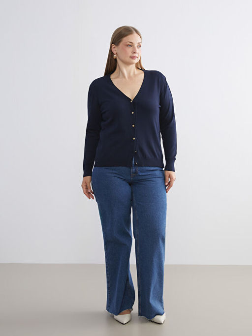 V Yaka Kad?n Triko H?rka