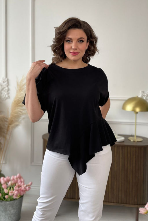 Блуза Rumoda 2122 черный  фото 7