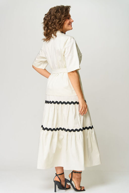 Юбка ANDINA CITY 1017-25 слоновая кость