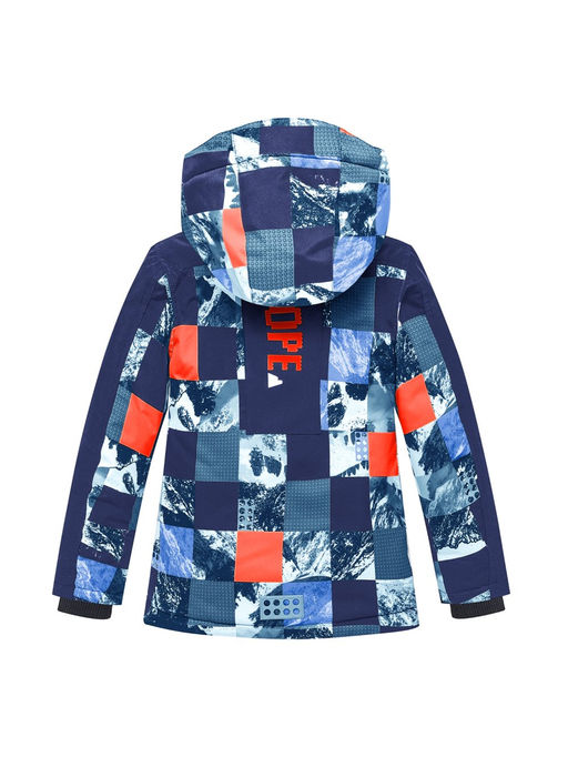 Горнолыжный костюм для мальчика темно-синего цвета 9327TS - Valianly фото 3