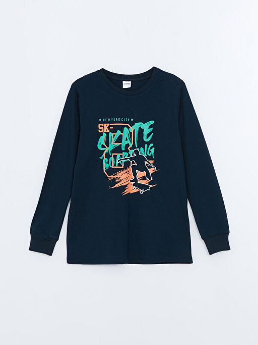 Bisiklet Yaka Erkek ?ocuk Pijama Tak?m? - Waikiki фото 2