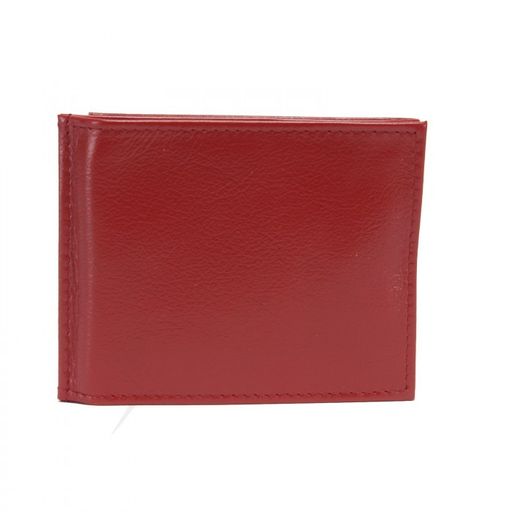 Обложка Croco-у-602 (для удостоверения+карточки) натуральная кожа красный матовый (16) 221765  фото 2