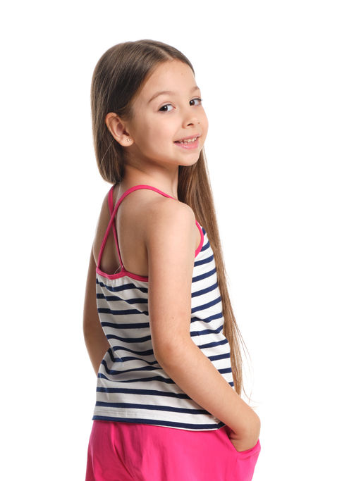 Майка-топик для девочки UD 0733 полоса - Mini maxi фото 2
