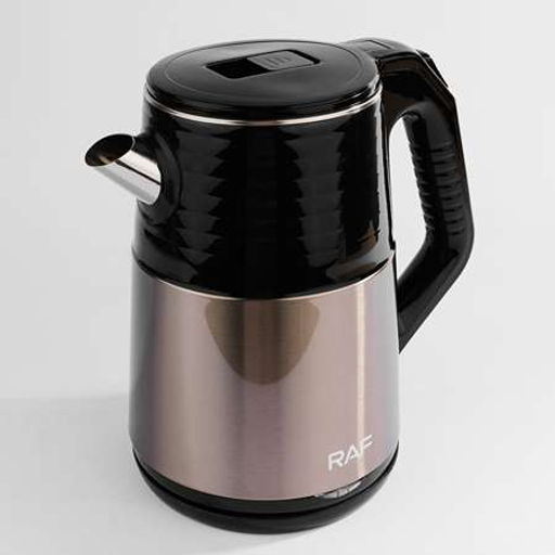 7819 Эл.чайник (2000Вт 2,5л.пласт./мет.корпус) RAF (х16)