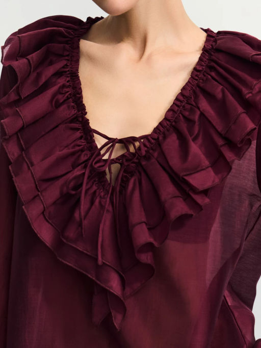 Блуза из шифона с воланами / Zarina