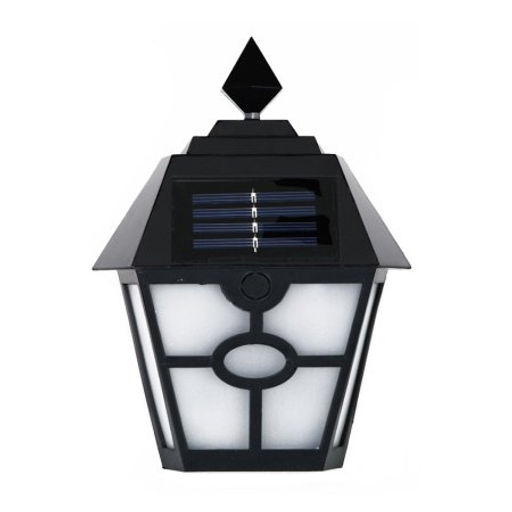 Светильник садовый настенный на солнечной батарее 14х19 см / PM-614 /уп 72/ - Галеонтрейд фото 4