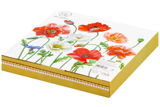 Набор тарелок для десертов 2 пр. 19*19*2 см Маки NEW BONE CHINA - Elan gallery фото 13