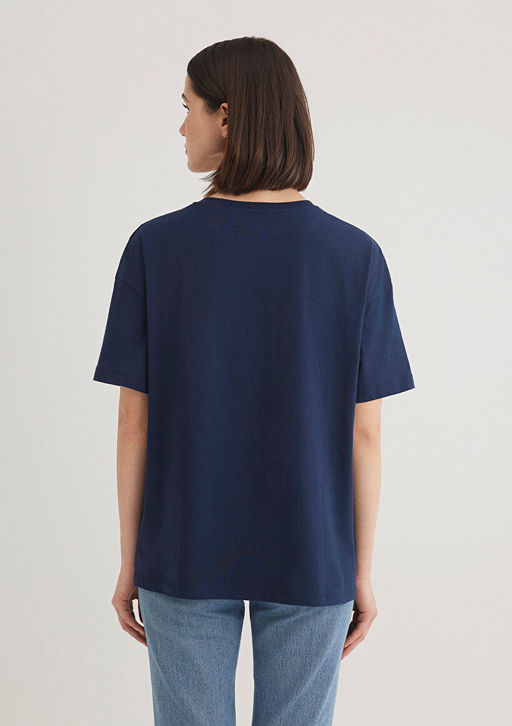 Mavi Logo Bask?l? Lacivert Tisort  фото 4