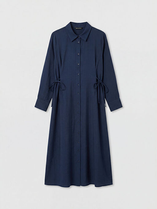 Modal Kar???ml? G?mlek Elbise